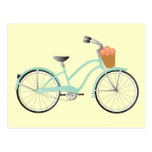 Seafoam Green Bike Postcard