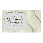 Seafoam Waves Blue Profile Business Card