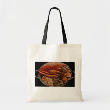 Seafood platter with lobster and crab legs tote bags