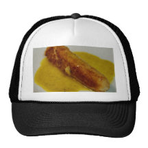 Seafood Sausages With Saffron Sauce Hats