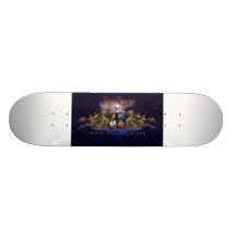 SeaFurys Shield (Blue) Skateboard