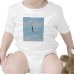 Seagull Flying On Sky High Baby Bodysuit