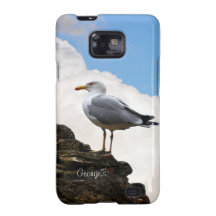 Seagull on a Brick Wall in Rome Case Samsung Galaxy S Covers
