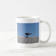 Seagull On A Slate Roof Mug