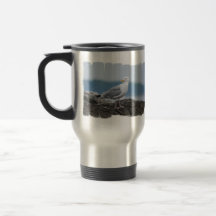 Seagull on Rock Coffee Mugs