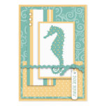 Seahorse Baby Thank You Notecard Business Card
