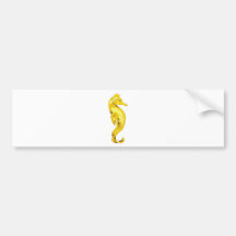 Seahorse Bumper Sticker