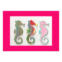 seahorse celebration invites