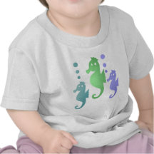 Seahorse Infant White T-shirt