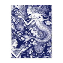 Seahorse kingdom postcards