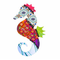 Seahorse Patchwork Pet Jewellery Pin