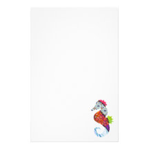 Seahorse Patchwork Pet Stationary Custom Stationery