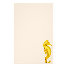 Seahorse Personalized Stationery