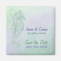 Seahorse Sparkle Magnets