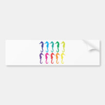 Seahorses Bumper Stickers