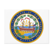SEAL OF NEW HAMPSHIRE POSTCARDS