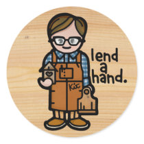 seal of quality. round stickers
