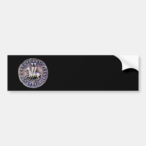SEAL OF THE KNIGHTS TEMPLAR BUMPER STICKERS
