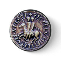 SEAL OF THE KNIGHTS TEMPLAR BUTTON
