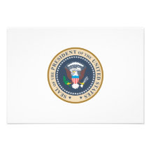 seal of the president of the united states of amer custom invitations