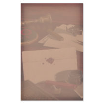 Sealed Letter on Antique Desk stationery