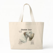 Sealyham Terrier History Design Tote Bags