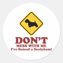 Sealyham Terrier Round Stickers