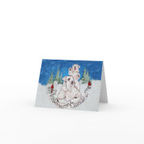 Sealyham Terrier Winter Greeting Card