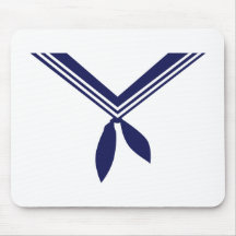Seaman uniform sailboat mousepad