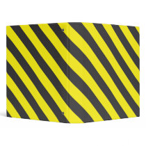 seamless black and yellow diagonals vinyl binders
