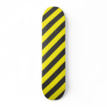 seamless black and yellow diagonals skateboards