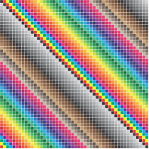 Seamless ceramic colour swatches