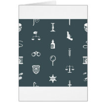 Seamless crime background texture card