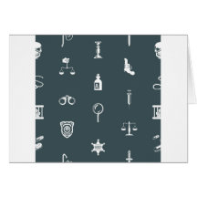 Seamless crime background texture greeting card