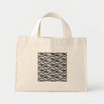 Seamless Diamond Shaped Chrome Plated Metal Canvas Bags