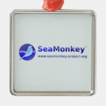 SeaMonkey Project - Horizontal Logo Christmas Tree Ornament