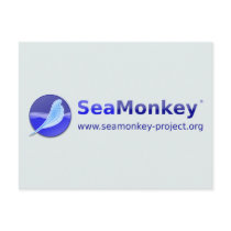 SeaMonkey Project - Horizontal Logo Postcard