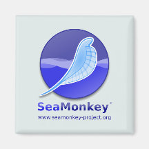 SeaMonkey Project - Vertical Logo Magnets