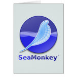 SeaMonkey Text Logo Greeting Card