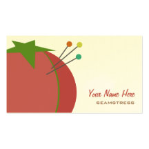 Seamstress Business Card - Pin Cushion