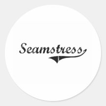Seamstress Professional Job Sticker