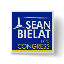 Sean Bielat for Congress Large Letter Button