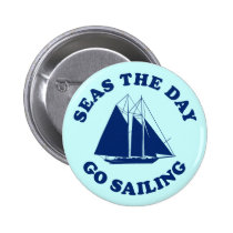 Seas The Day Go Sailing buttons