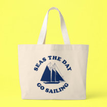 Seas The Day Go Sailing bags