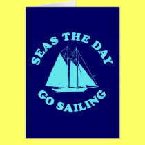 Seas The Day Go Sailing cards
