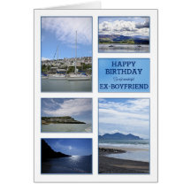 Seascapes birthday card for Ex-boyfriend