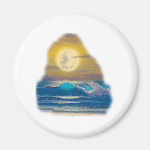 Seascapes Collection by FishTs.com Refrigerator Magnet