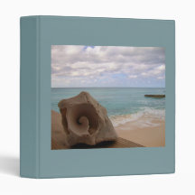 Seashell Beach Paradise Vinyl Binders