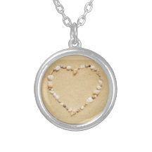 Seashell Heart Pendants