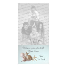 Seashell Holiday Greeting Picture Card